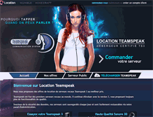 Tablet Screenshot of location-teamspeak.com